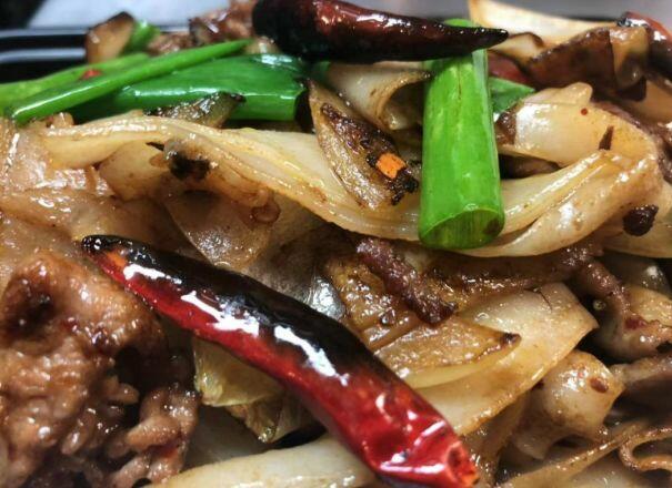 Mongolian Beef Chow Fun