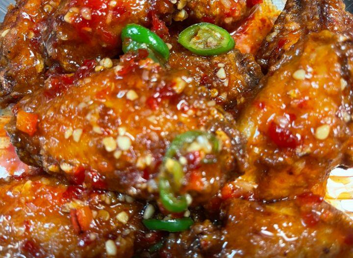 Chicken Wings In Thai Sauce
